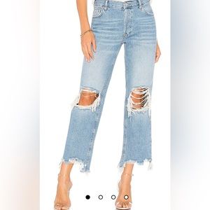 NWT Free People Maggie Straight Cropped Jean